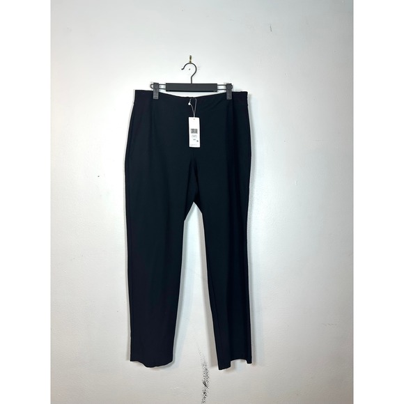 Eileen Fisher Pants - NWT Eileen Fisher Slim Ankle Pant M Black‎ cropped stretch